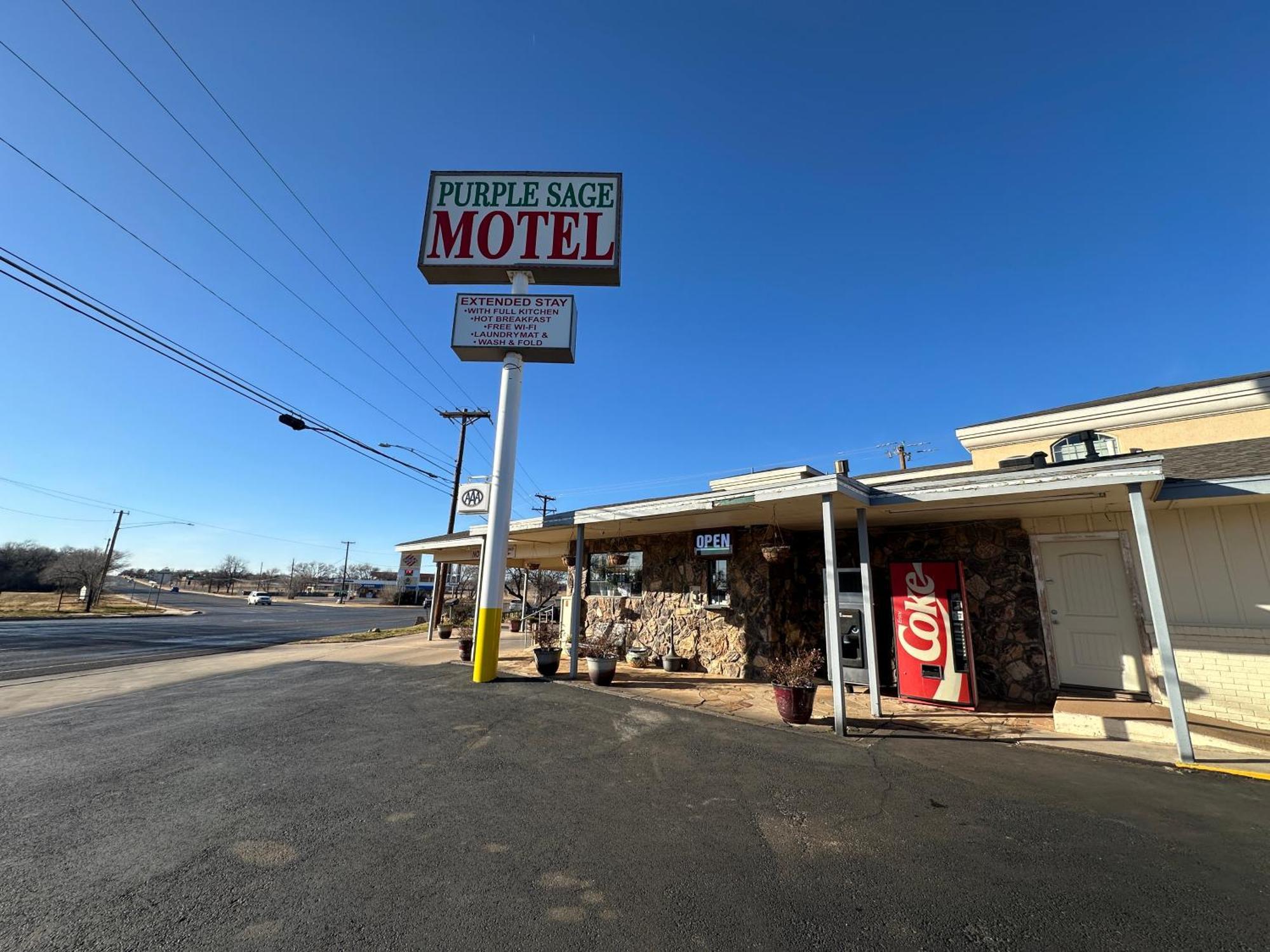 Purple Sage Motel Snyder Extérieur photo